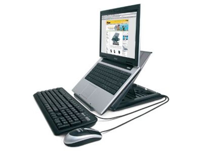 Hamlet Kit Tiramisù piattaforma per Notebook con tastiera e mouse usb [XTMS100KM]