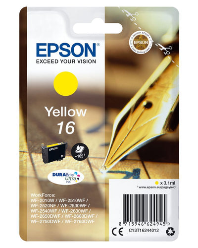 Epson Pen and crossword Singlepack Yellow 16 DURABrite Ultra Ink [C13T16244012]