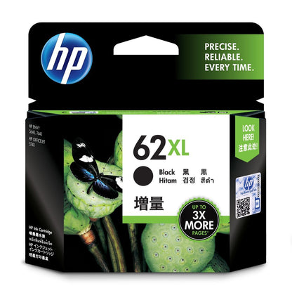 HP 62XL BLACK INK CARTRIDGE [C2P05AE#UUS]