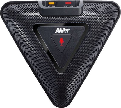 AVer 60U0100000AC accessorio per videoconferenza Microfono Nero [EXPMIC.VCFONE]