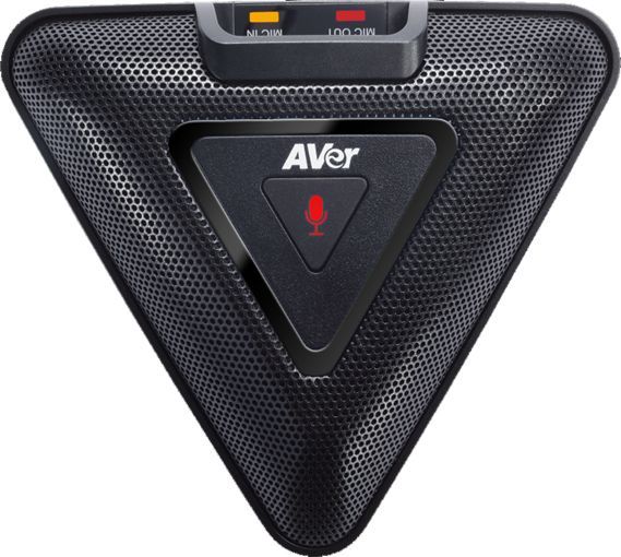 AVer 60U0100000AC accessorio per videoconferenza Microfono Nero [EXPMIC.VCFONE]