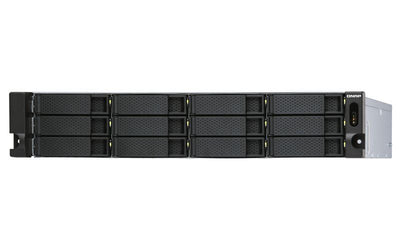 QNAP TL-R1200S-RP contenitore di unità di archiviazione Box esterno HDD/SSD Nero, Grigio 2.5/3.5" [TL-R1200S-RP]