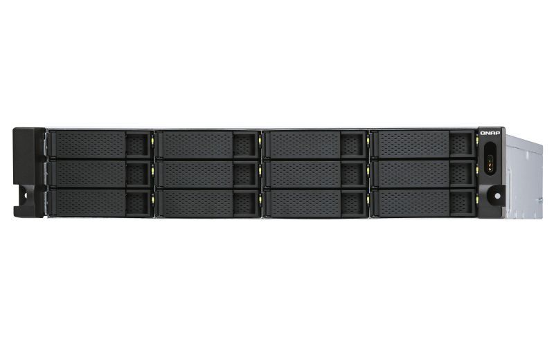 QNAP TL-R1200S-RP contenitore di unità di archiviazione Box esterno HDD/SSD Nero, Grigio 2.5/3.5" [TL-R1200S-RP]