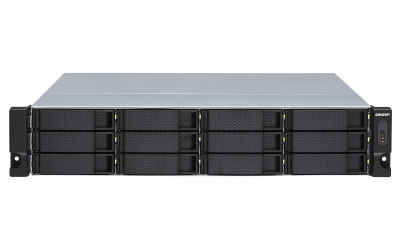 QNAP TL-R1200S-RP contenitore di unità di archiviazione Box esterno HDD/SSD Nero, Grigio 2.5/3.5" [TL-R1200S-RP]