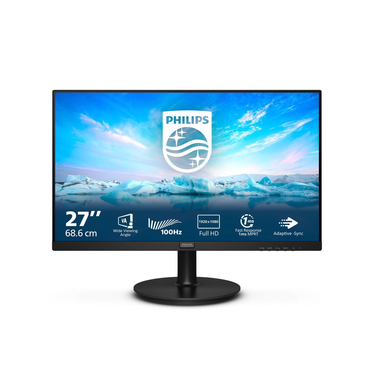 Philips V Line 271V8LAB/00 Monitor PC 68,6 cm (27") 1920 x 1080 Pixel Full HD LCD Nero [271V8LAB/00]