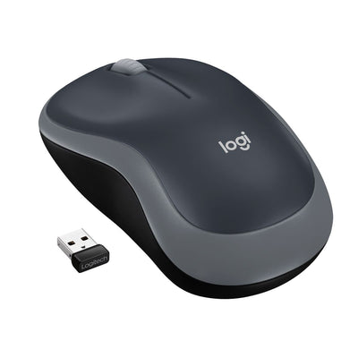 Logitech M185 mouse wireless (nero) [910-002235]