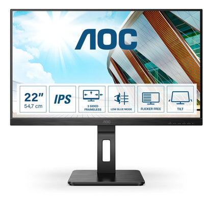 AOC P2 22P2Q LED display 54,6 cm (21.5") 1920 x 1080 Pixel Full HD Nero [22P2Q]