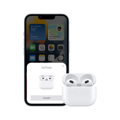 Apple AirPods (terza generazione) con custodia di ricarica MagSafe [MME73TY/A]