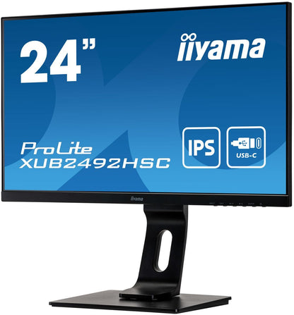 iiyama ProLite XUB2492HSC-B1 Monitor PC 60,5 cm (23.8") 1920 x 1080 Pixel Full HD LCD Nero [XUB2492HSC-B1]