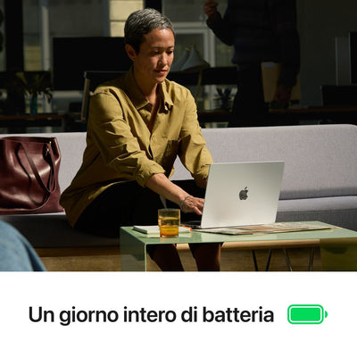 Apple MacBook Pro 14": Chip M4 Pro con cpu 12 core e gpu 16 core, 512GB SSD - Nero siderale [MX2H3T/A]