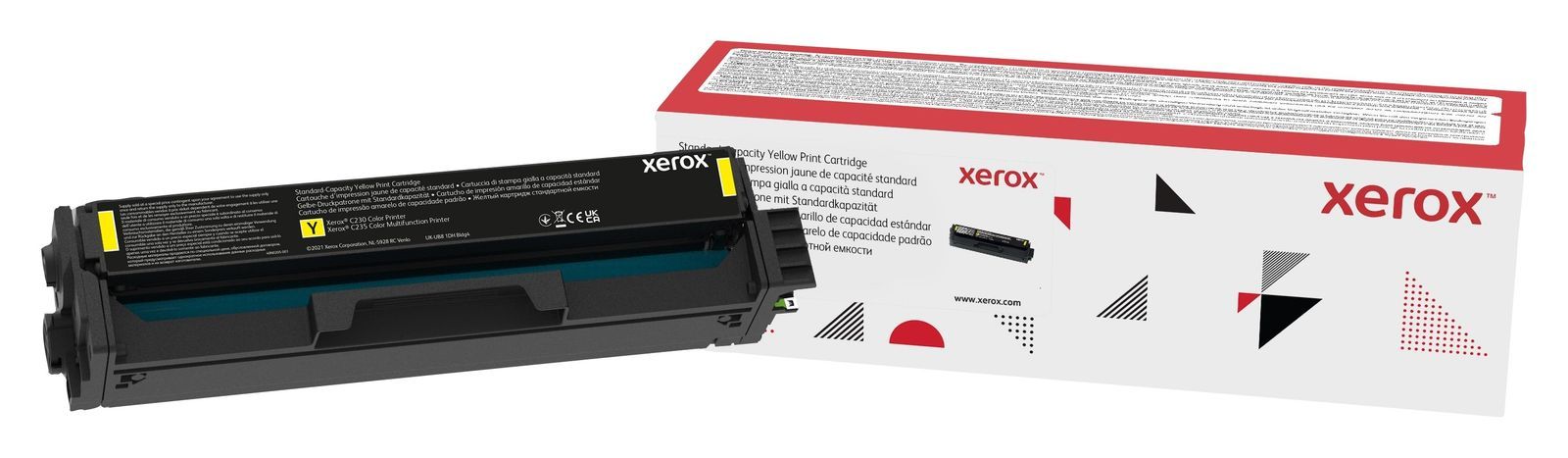 Xerox Cartuccia toner Giallo a Capacità standard da 1500 Pagine per Stampante a colori  C230/multifunzione a colori  C235 (006R04386) [006R04386]
