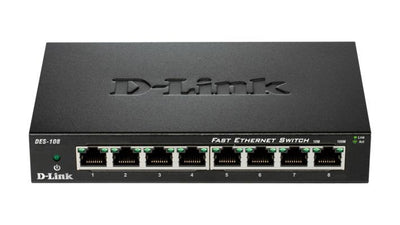 D-Link DES-108 Nero [DES-108]