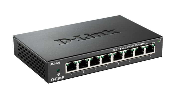 D-Link DES-108 Nero [DES-108/E]