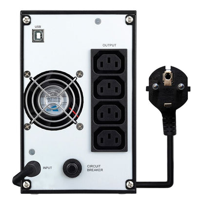 Tecnoware FGCEDP802IEC gruppo di continuità (UPS) Doppia conversione (online) 0,8 kVA 720 W [FGCEDP802IEC]