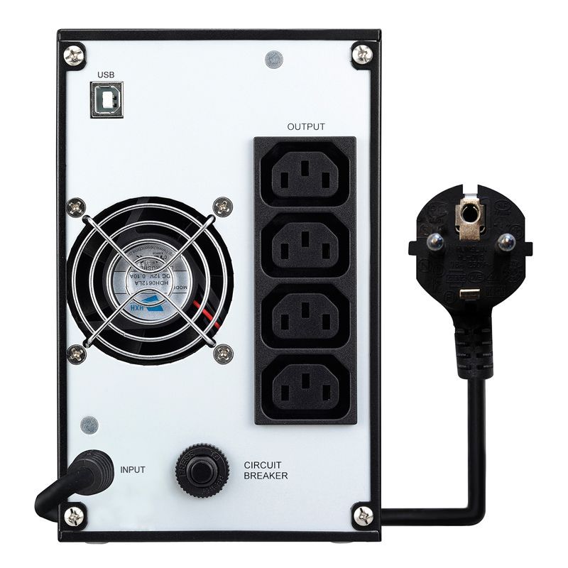 Tecnoware FGCEDP802IEC gruppo di continuità (UPS) Doppia conversione (online) 0,8 kVA 720 W [FGCEDP802IEC]