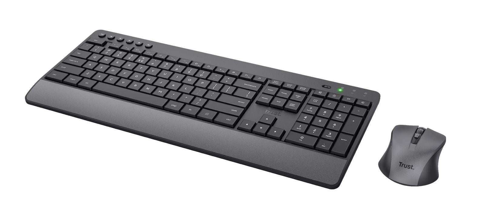 Trust Trezo tastiera Mouse incluso Universale RF Wireless QWERTY Italiano Nero [24530]