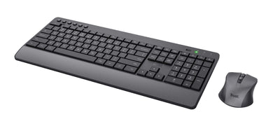 Trust Trezo Tastiera e mouse wireless confortevoli - Nero IT [24530]