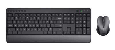 Trust Trezo Tastiera e mouse wireless confortevoli - Nero IT [24530]