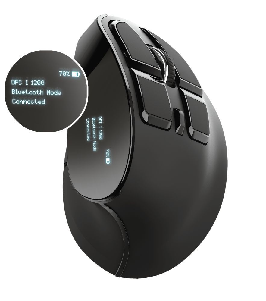 Trust Voxx mouse Ufficio Mano destra RF senza fili + Bluetooth Ottico 2400 DPI [23731]