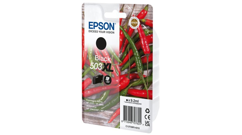 Epson 503XL cartuccia d'inchiostro 1 pz Compatibile Resa elevata (XL) Nero [C13T09R14010]