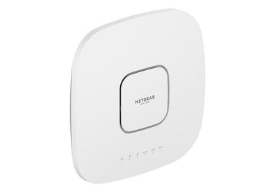 NETGEAR Insight Cloud Managed WiFi 6 AX6000 Tri-band Multi-Gig Access Point (WAX630) 6000 Mbit/s Bianco Supporto Power over Ethernet (PoE) [WAX630-100EUS]