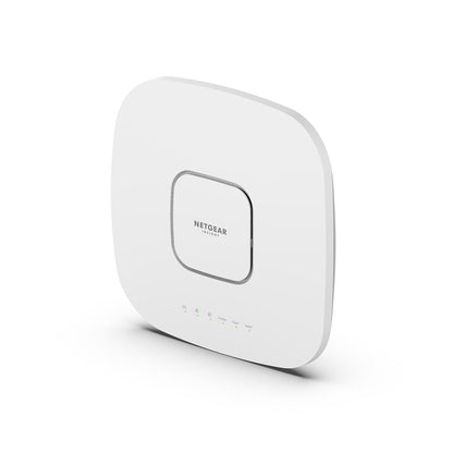 NETGEAR Insight Cloud Managed WiFi 6 AX6000 Tri-band Multi-Gig Access Point (WAX630) 6000 Mbit/s Bianco Supporto Power over Ethernet (PoE) [WAX630-100EUS]