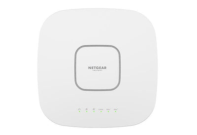 NETGEAR Insight Cloud Managed WiFi 6 AX6000 Tri-band Multi-Gig Access Point (WAX630) 6000 Mbit/s Bianco Supporto Power over Ethernet (PoE) [WAX630-100EUS]