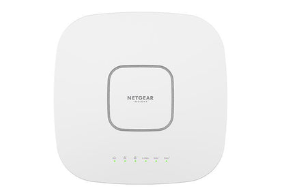 NETGEAR Insight Cloud Managed WiFi 6 AX6000 Tri-band Multi-Gig Access Point (WAX630) 6000 Mbit/s Bianco Supporto Power over Ethernet (PoE) [WAX630-100EUS]
