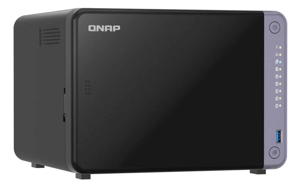QNAP TS-632X-4G server NAS e di archiviazione Tower Alpine Alpine AL-524 4 GB DDR4 QNAP QTS Nero [TS-632X-4G]