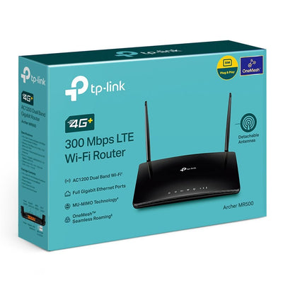 TP-Link Archer MR500 router wireless Gigabit Ethernet Dual-band (2.4 GHz/5 GHz) 4G Nero [ARCHERMR500]