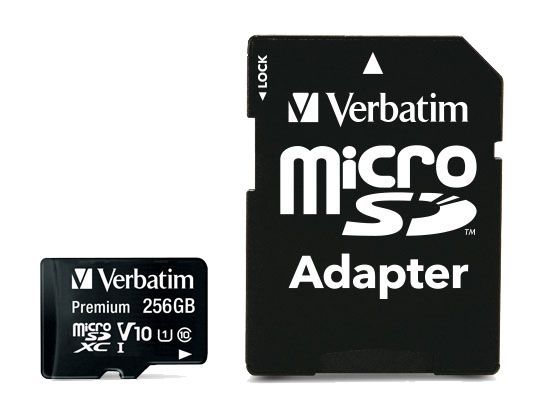 Verbatim Premium U1 256 GB MicroSDXC UHS-I Classe 10 [44087]