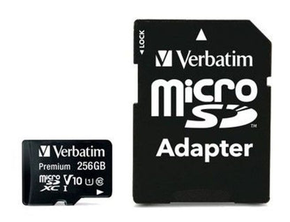 Verbatim Premium U1 256 GB MicroSDXC UHS-I Classe 10 [44087]