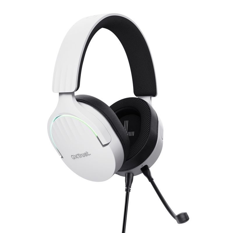 Trust GXT 490 FAYZO Auricolare Cablato A Padiglione Motocicletta USB tipo A Nero, Bianco [25302]