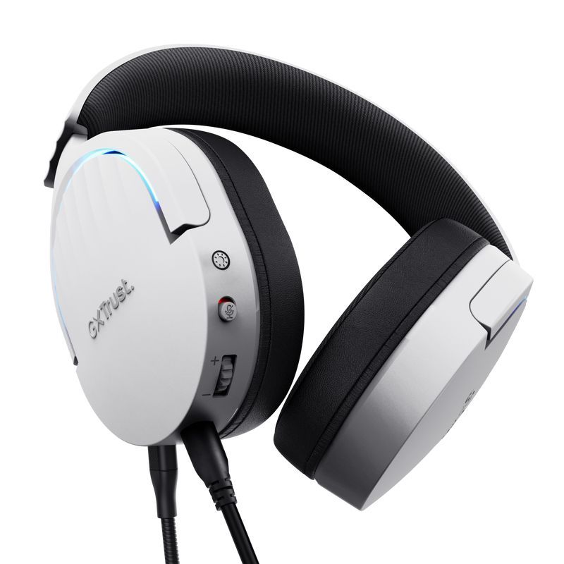 Trust GXT 490 FAYZO Auricolare Cablato A Padiglione Motocicletta USB tipo A Nero, Bianco [25302]