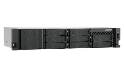 QNAP TS-855EU-8G server NAS e di archiviazione Armadio (2U) Intel Atom C5125 8 GB DDR4 0 TB QuTS hero Nero [TS-855EU-8G]