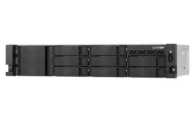 QNAP TS-855EU-8G server NAS e di archiviazione Armadio (2U) Intel Atom C5125 8 GB DDR4 0 TB QuTS hero Nero [TS-855EU-8G]