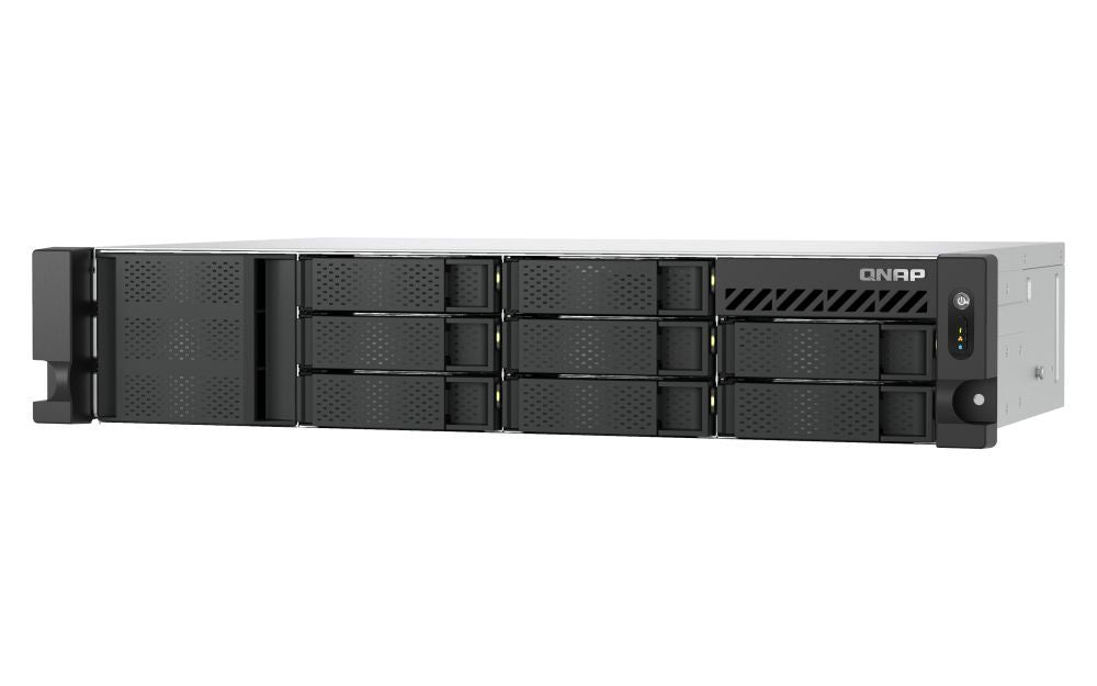 QNAP TS-855EU-8G server NAS e di archiviazione Armadio (2U) Intel Atom C5125 8 GB DDR4 0 TB QuTS hero Nero [TS-855EU-8G]
