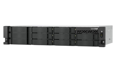 QNAP TS-855EU-8G server NAS e di archiviazione Armadio (2U) Intel Atom C5125 8 GB DDR4 0 TB QuTS hero Nero [TS-855EU-8G]