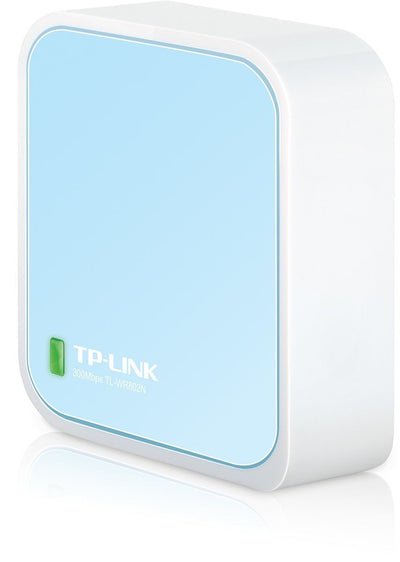 TP-Link TL-WR802N router wireless Fast Ethernet Banda singola (2.4 GHz) Blu, Bianco [TL-WR802N]