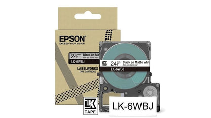 Epson LK-6WBJ Nero, Bianco [C53S672064]