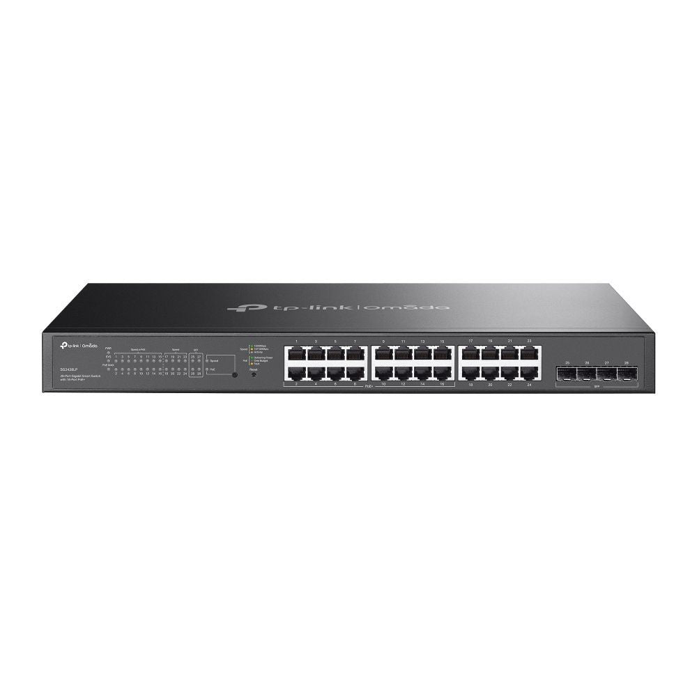 TP-Link Omada SG2428LP switch di rete Gestito L2/L2+ Gigabit Ethernet (10/100/1000) Supporto Power over Ethernet (PoE) Grigio [SG2428LP]