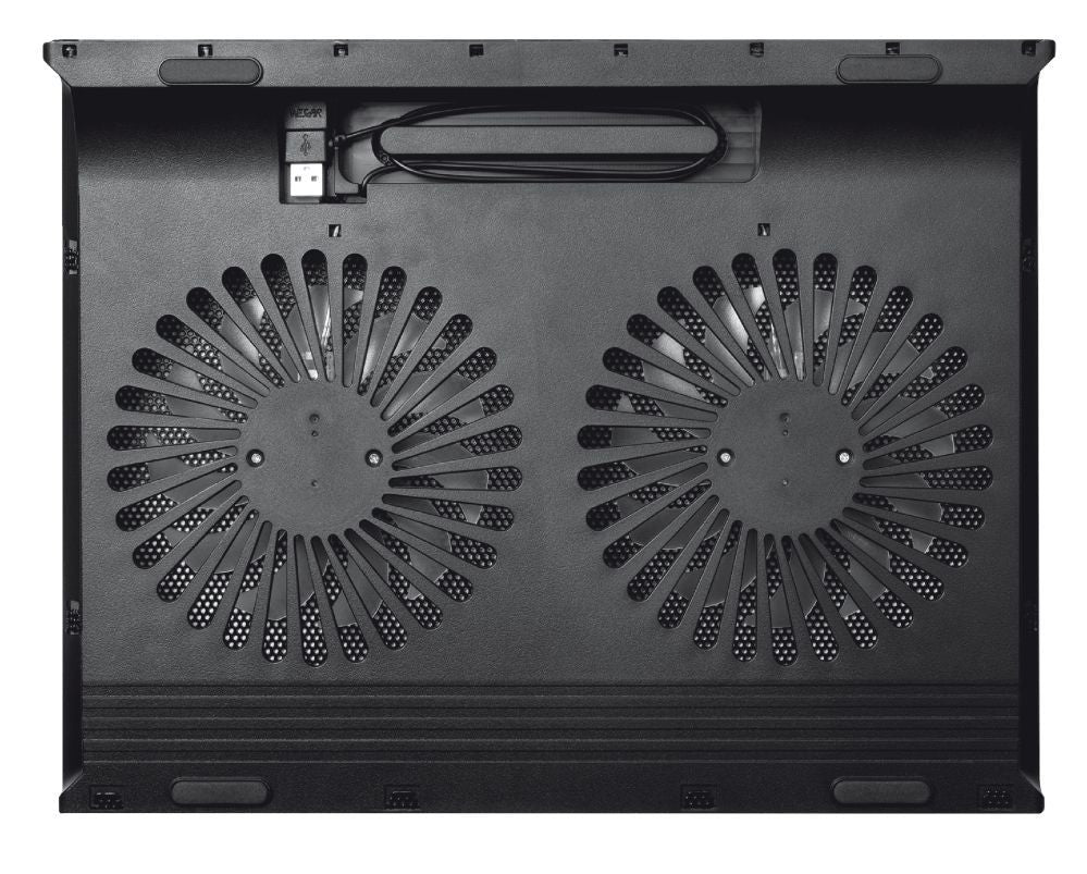 Trust Azul Base di raffreddamento per laptop con doppia ventola - Nero [20104]