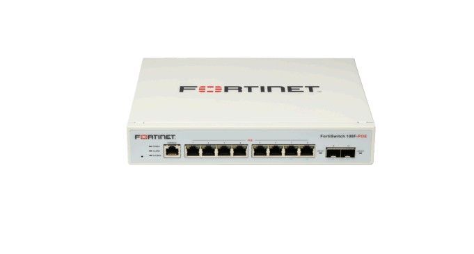 Fortinet FortiSwitch 108F-POE Gestito L2+ Gigabit Ethernet (10/100/1000) Supporto Power over Ethernet (PoE) Bianco [FS-108F-POE]