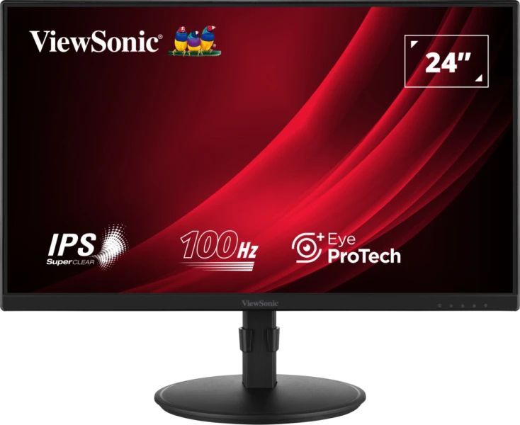 Viewsonic VA VA2408-HDJ Monitor PC 61 cm (24") 1920 x 1080 Pixel Full HD LED Nero [VA2408-HDJ]