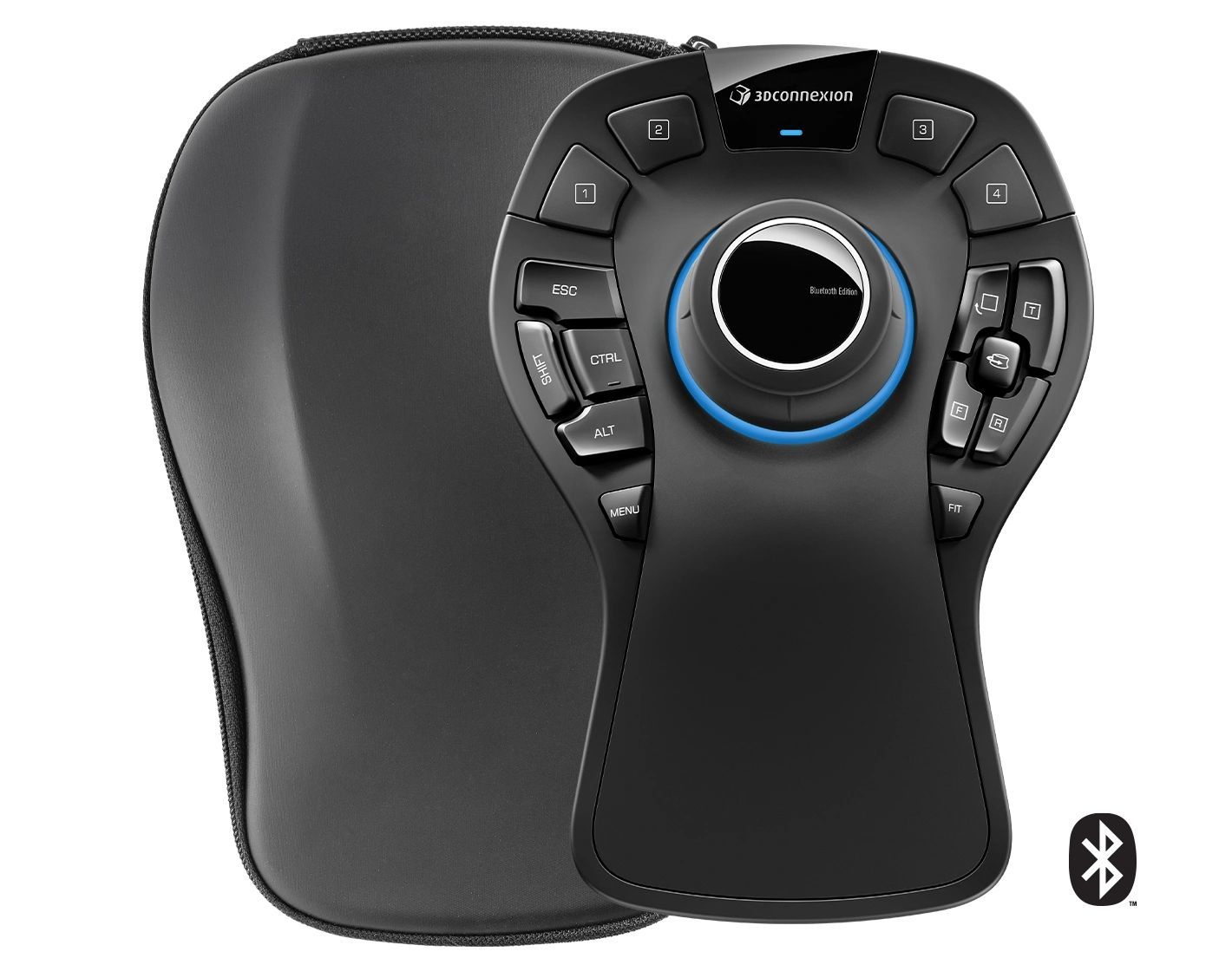 3Dconnexion SpaceMouse Pro Wireless  BLUETOOTH mouse Ufficio 6DoF [3DX-700119]