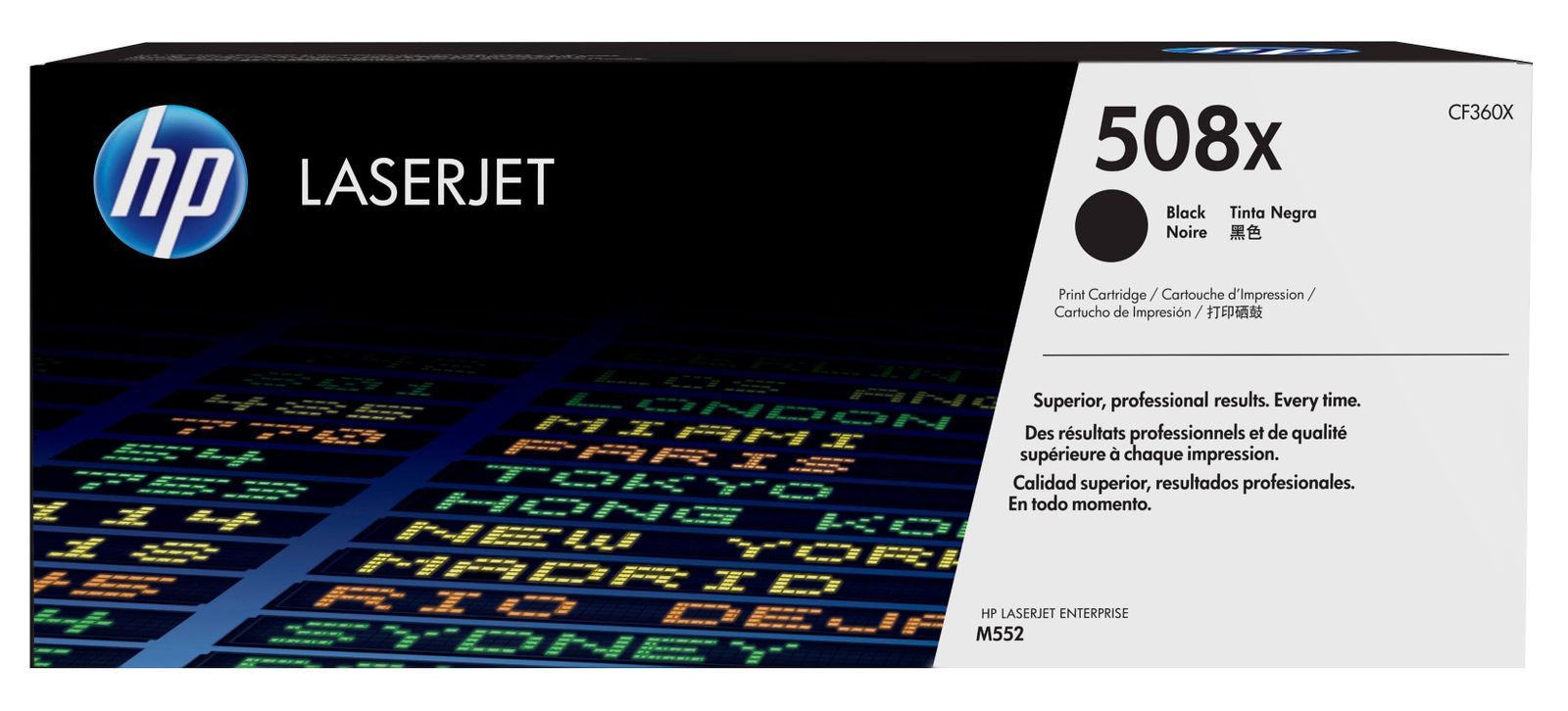 HP Cartuccia Toner originale nero ad alta capacità LaserJet 508X [CF360X]