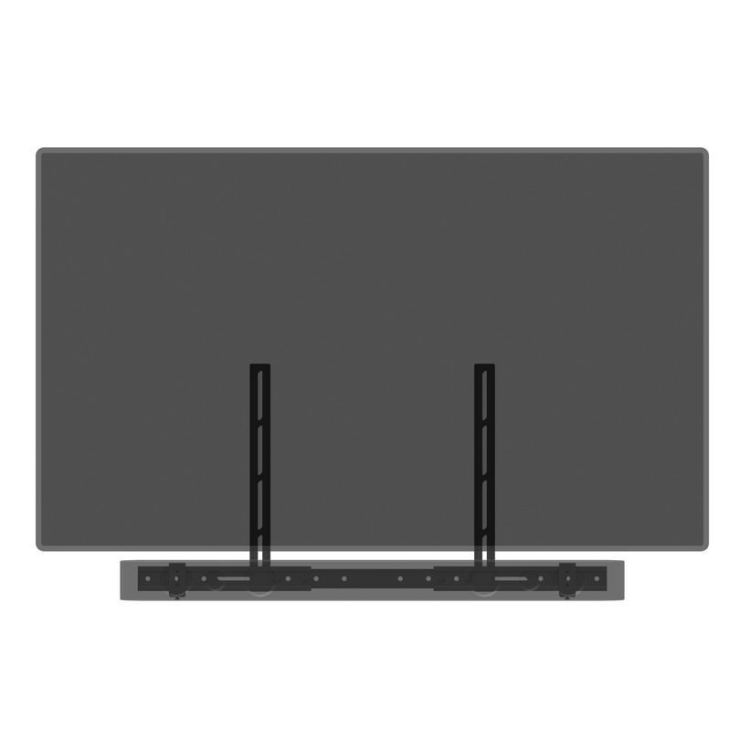 ITB MB7895 supporto da parete per casse acustiche Acciaio Nero [MB7895]