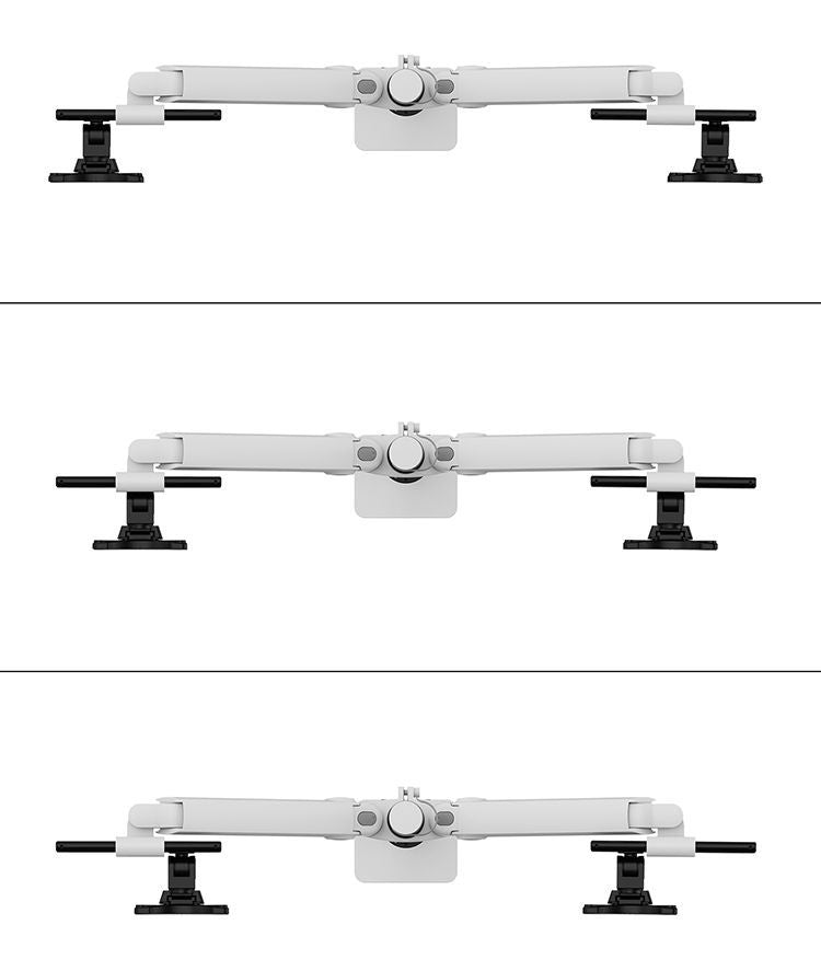 Neomounts DS65S-950WH2 Braccio per monitor 24-34" - molla a gas - Topfix - multiregolabile - 180-stop [DS65S-950WH2]