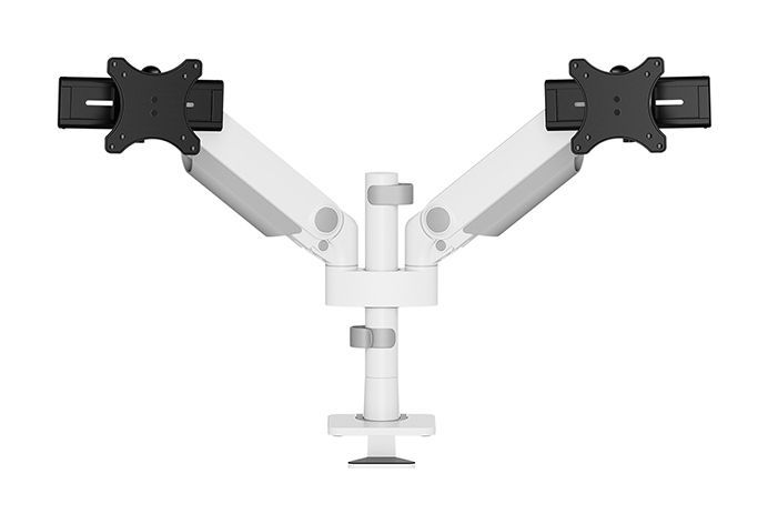 Neomounts DS65S-950WH2 Braccio per monitor 24-34" - molla a gas - Topfix - multiregolabile - 180-stop [DS65S-950WH2]