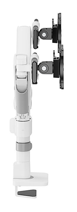 Neomounts DS65S-950WH2 Braccio per monitor 24-34" - molla a gas - Topfix - multiregolabile - 180-stop [DS65S-950WH2]